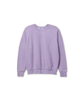 photo of a purple sweatshirt on a white background