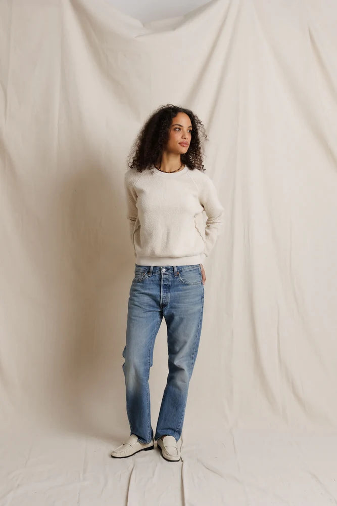Ziggy Inside Out Sweatshirt Whitecap Grey front