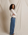 Ziggy Inside Out Sweatshirt Whitecap Grey side view